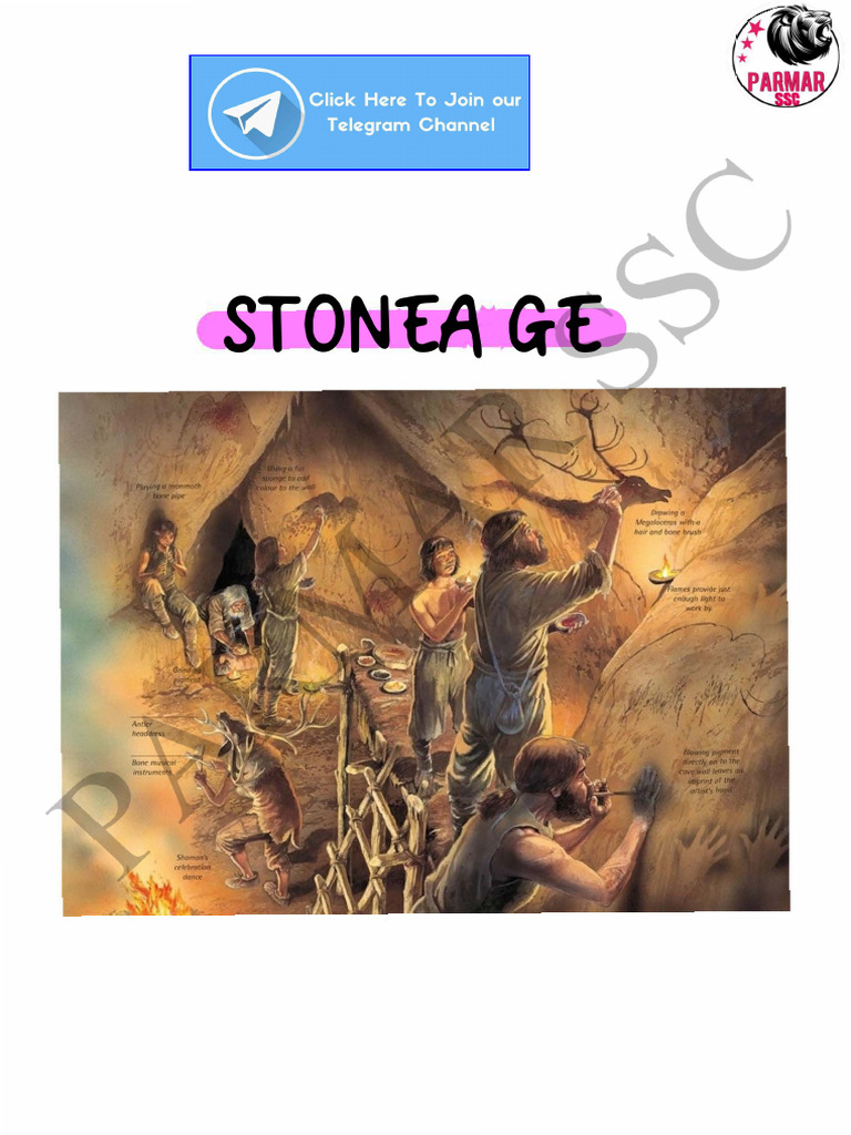 Parmar SSC Ancient History Notes | PDF | Stone Age | Pleistocene