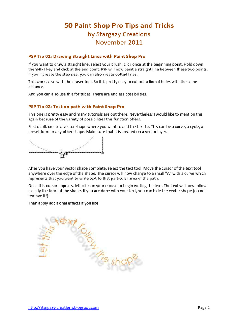 StargazyCreations PSP Tips Vol 01 | PDF | Cursor (User Interface ...