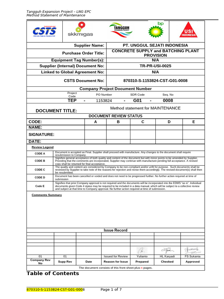870310-S-1153824-CST-G01-0008 MS For Maintenance Tool | PDF | Personal ...