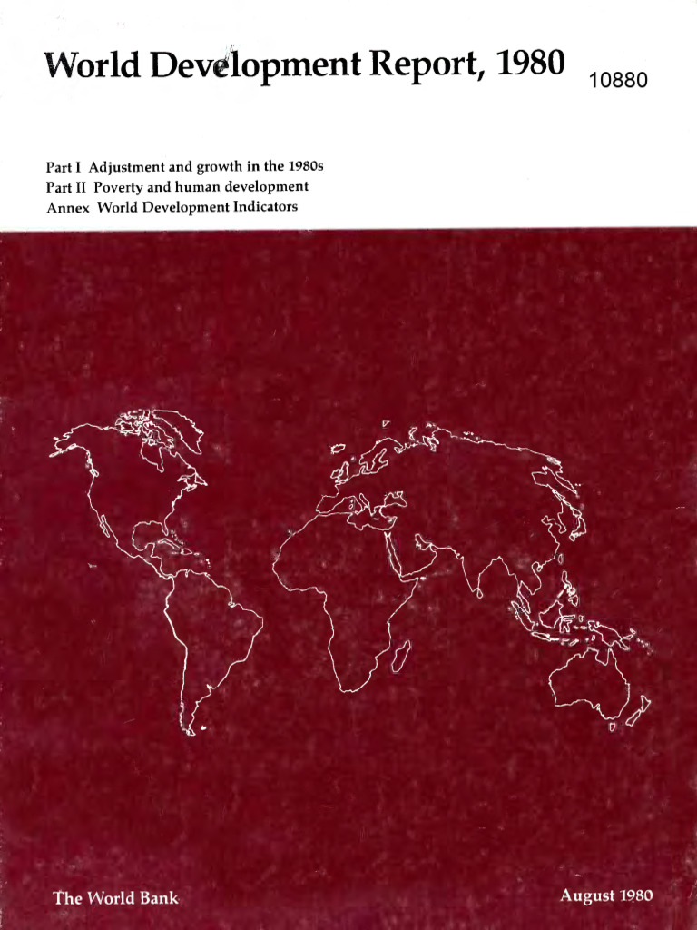 1980 World Development Report Insights | PDF | Developing Country | Poverty