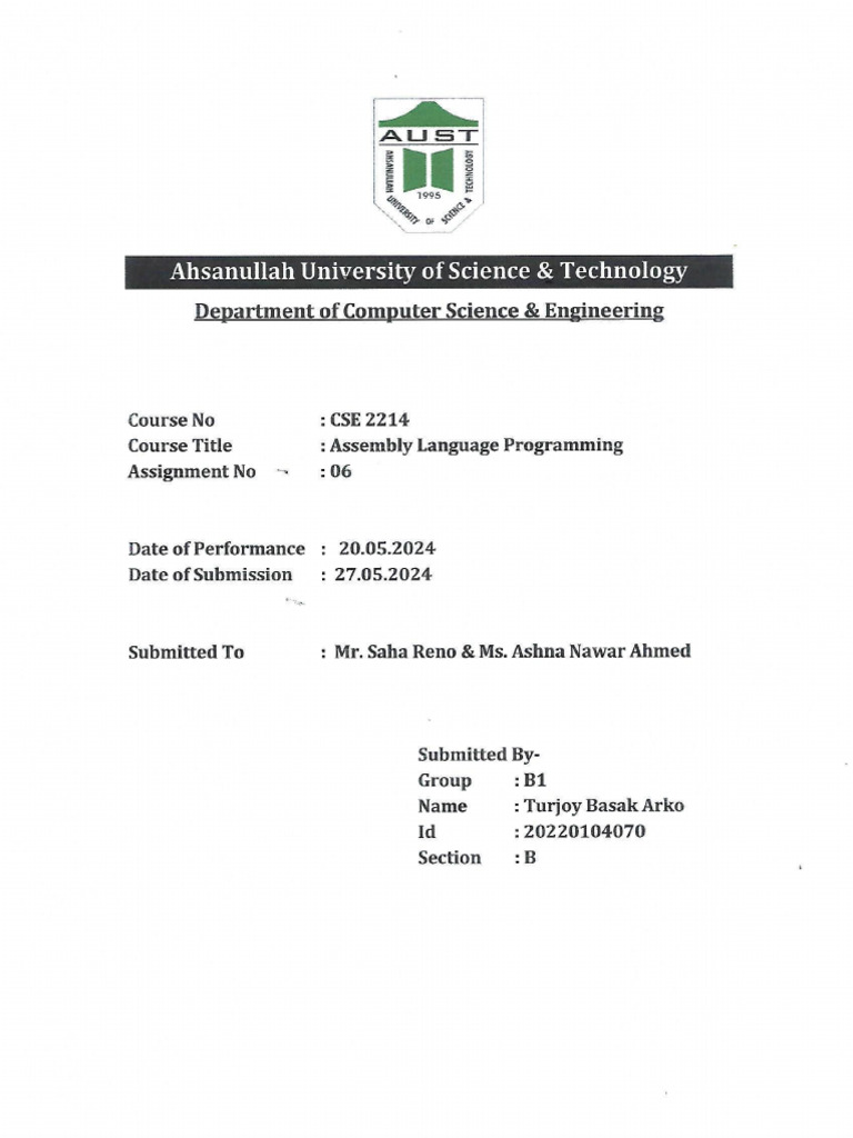 Assignment6 20220104070 | PDF