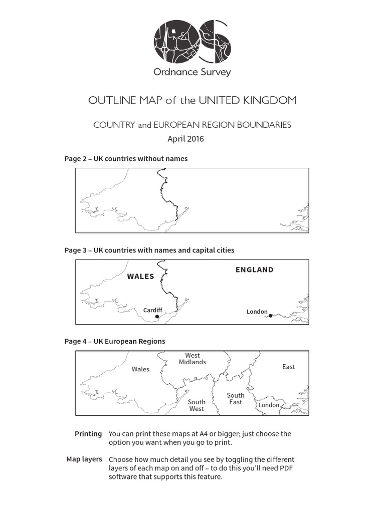 Uk Outline Image