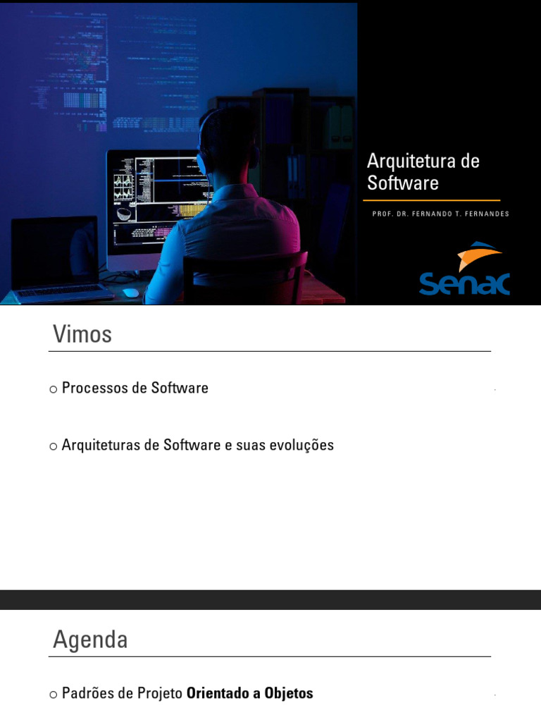 SENAC Arq Software 2 PadroesProjeto1 | PDF