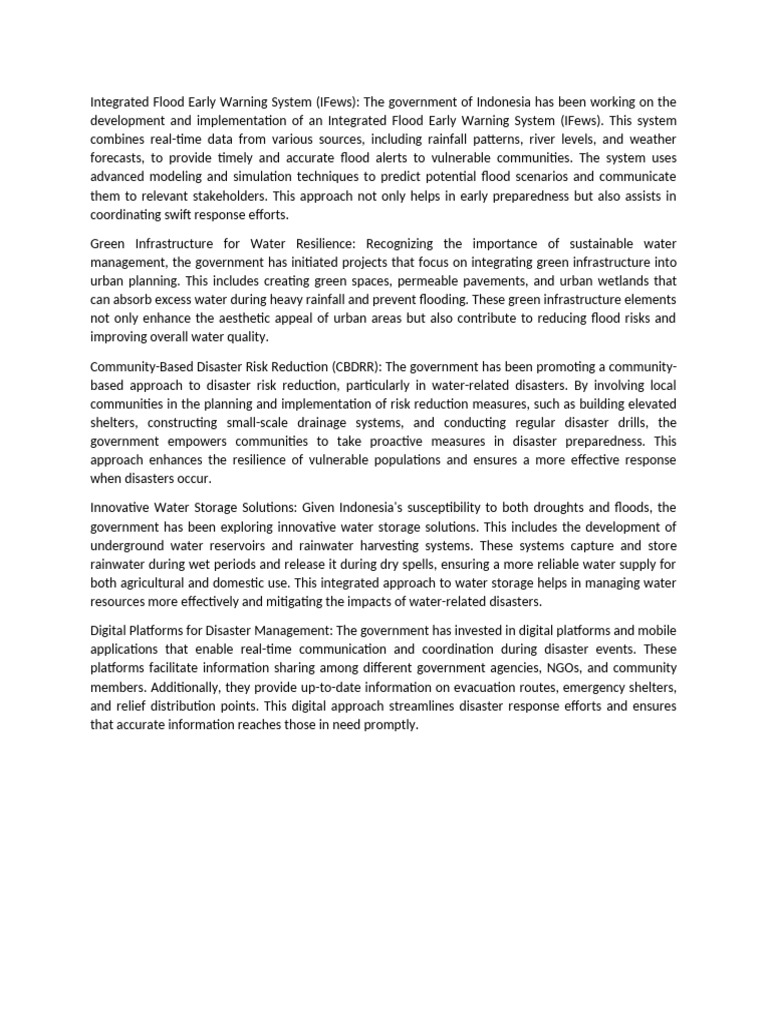 Integrated Flood Early Warning System | PDF | Flood | Disaster Risk ...