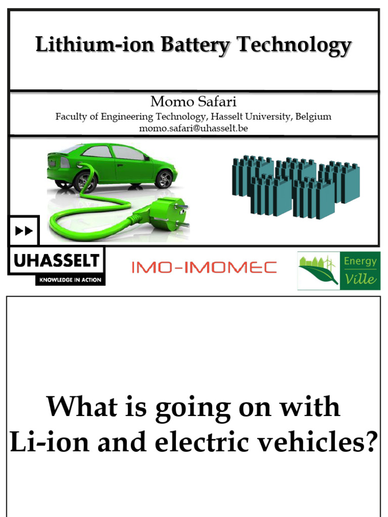 Battery Technology - Sustainability - May 8th - 2024 | PDF | Lithium ...