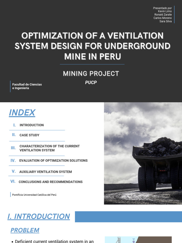 Mining Project-Optimization of A Ventilation System Design For ...