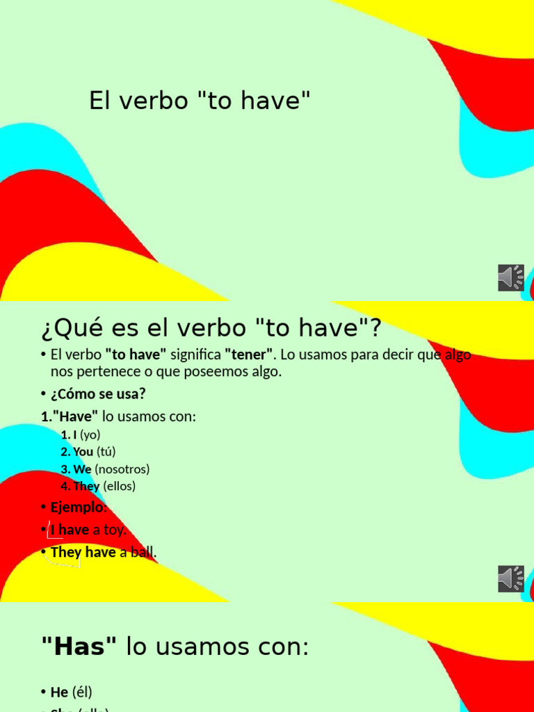 Bw6ma el verbo to have pdf