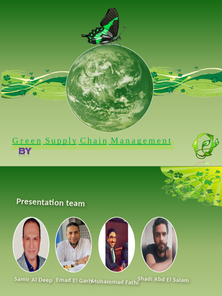 Green Supply Chain Management Overview | PDF | Supply Chain | Efficient ...