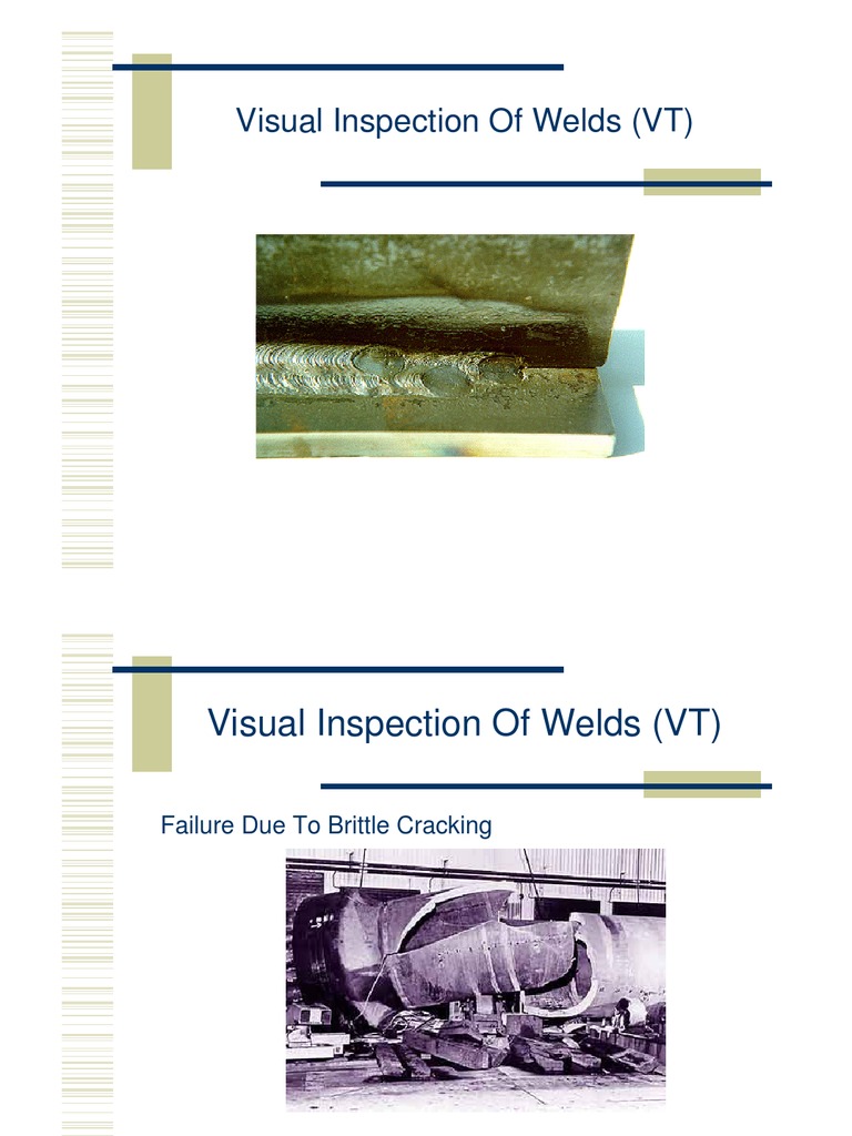 Visual Inspection of Welds | PDF