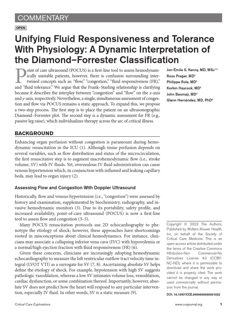 Forrester Actualización | PDF | Hemodynamics | Clinical Medicine