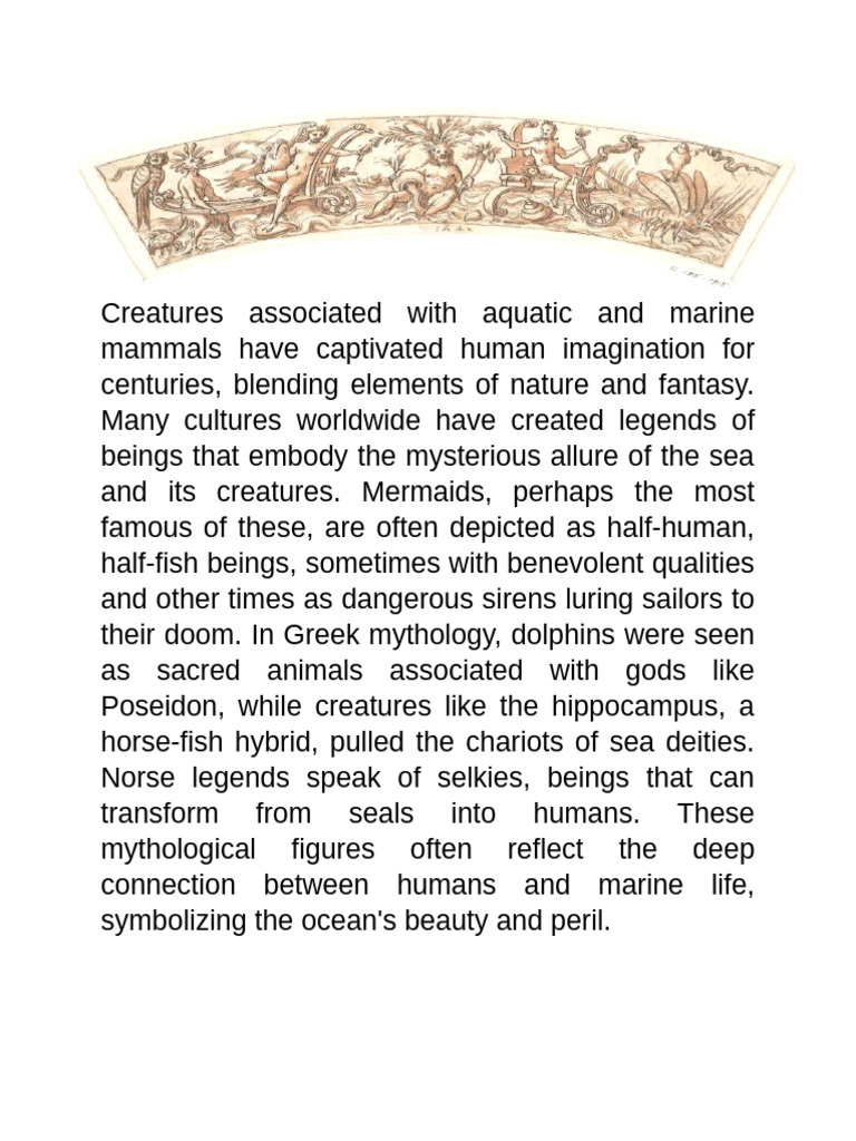 01 - 00 Creatures Associated With Aquatic and Marine Mammals ...
