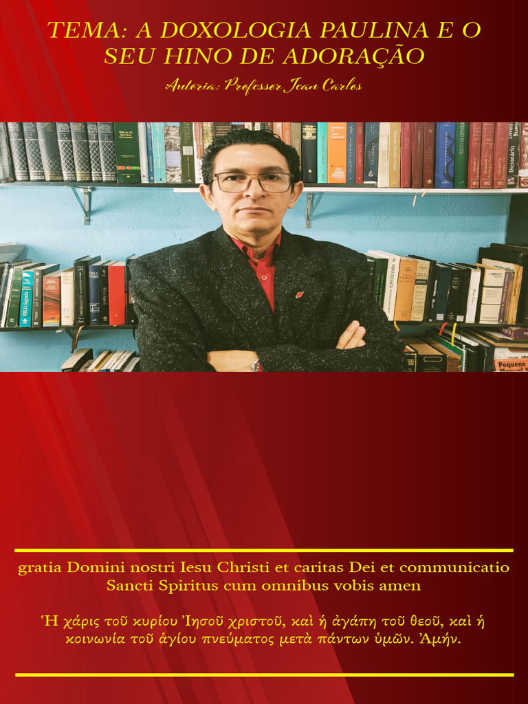 Doxologia Paulina: Hino de Adoração | PDF | Sabedoria | Deus