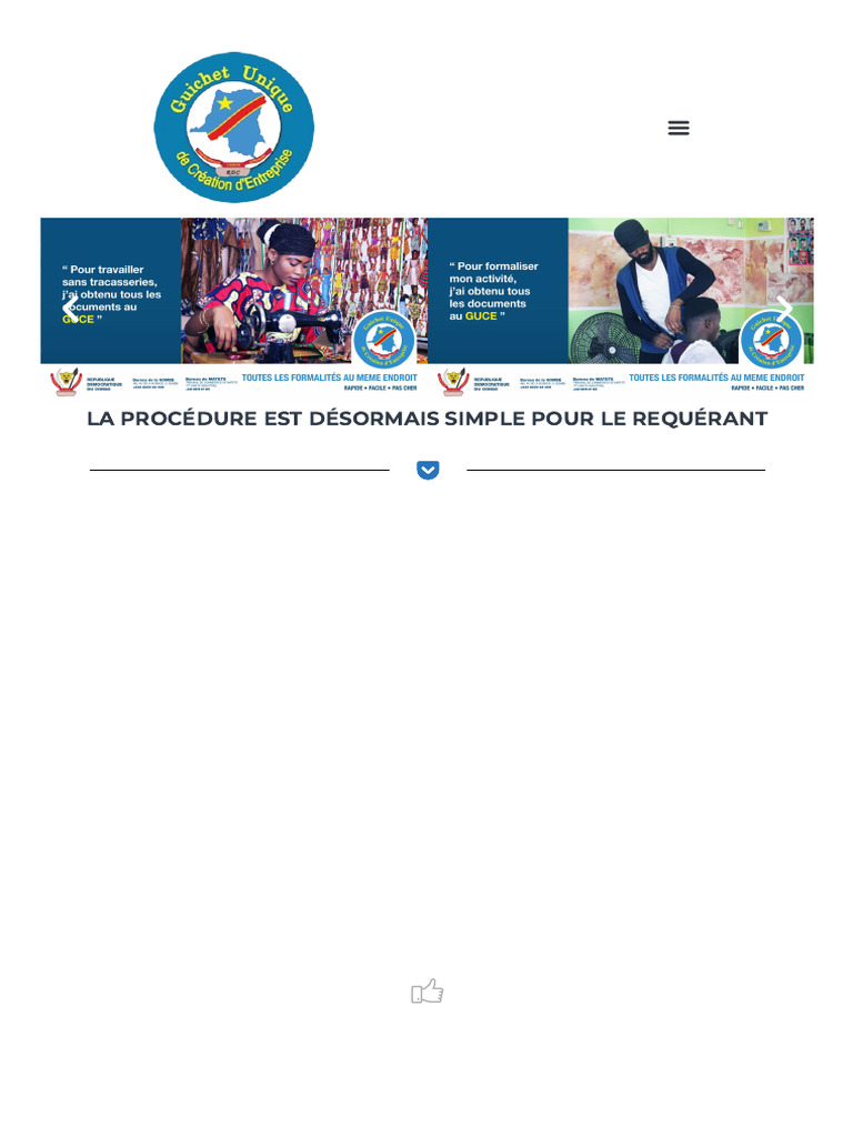 Création d'Entreprise au GUCE RDC | PDF | République démocratique du ...