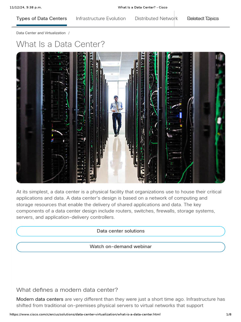 Cisco Data Center Overview 2022 | PDF | Cloud Computing | Data Center