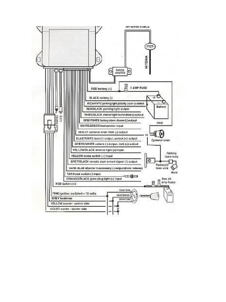 Diagrama Alarma PDF Control remoto Diodo emisor de luz