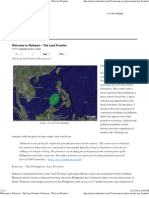 Welcome To Palawan - The Last Frontier - Palawan - The Last Frontier