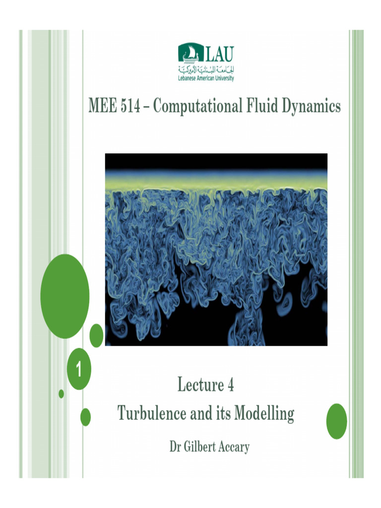 Lecture-04 - Turbulence Modelling | PDF | Turbulence | Soft Matter