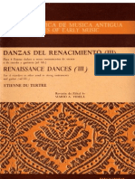 Danzas Del Renacimiento Vol. 3 (Partituras para Flautas Doces, Viola, Alaúde, Violinos e Violoncelo) - Tertre