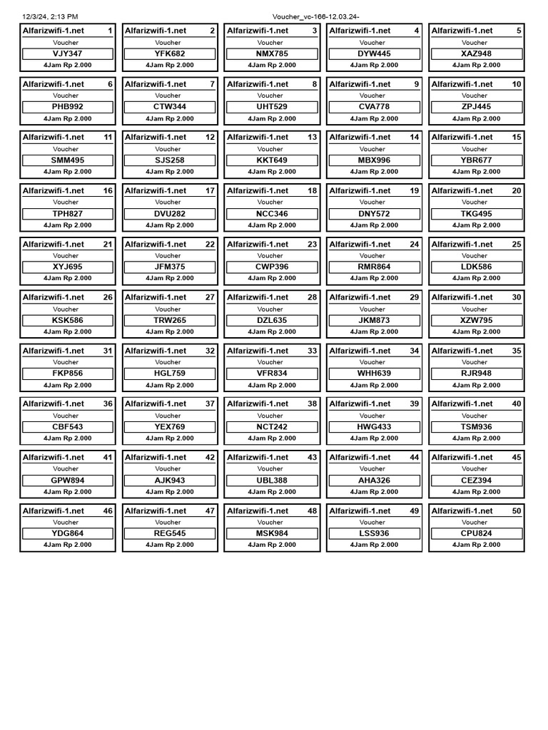 Voucher - vc-166-12 03 24 | PDF