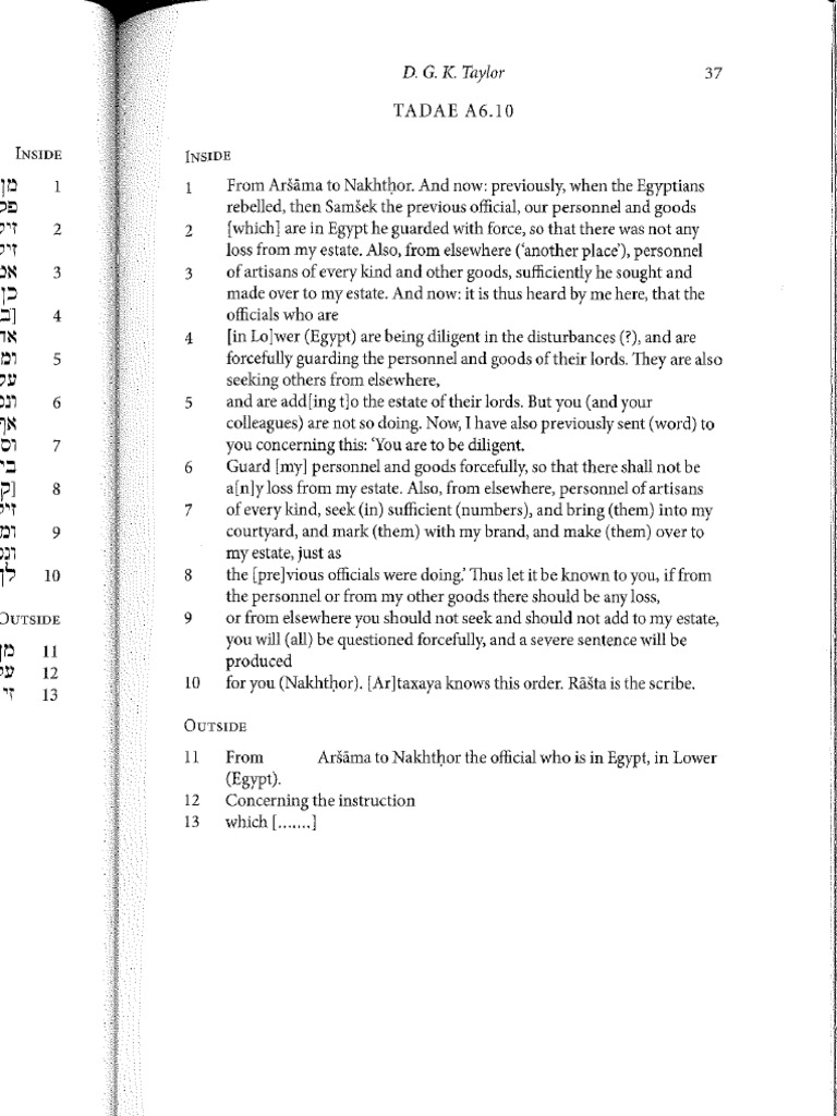 Arsama letters (1) | PDF
