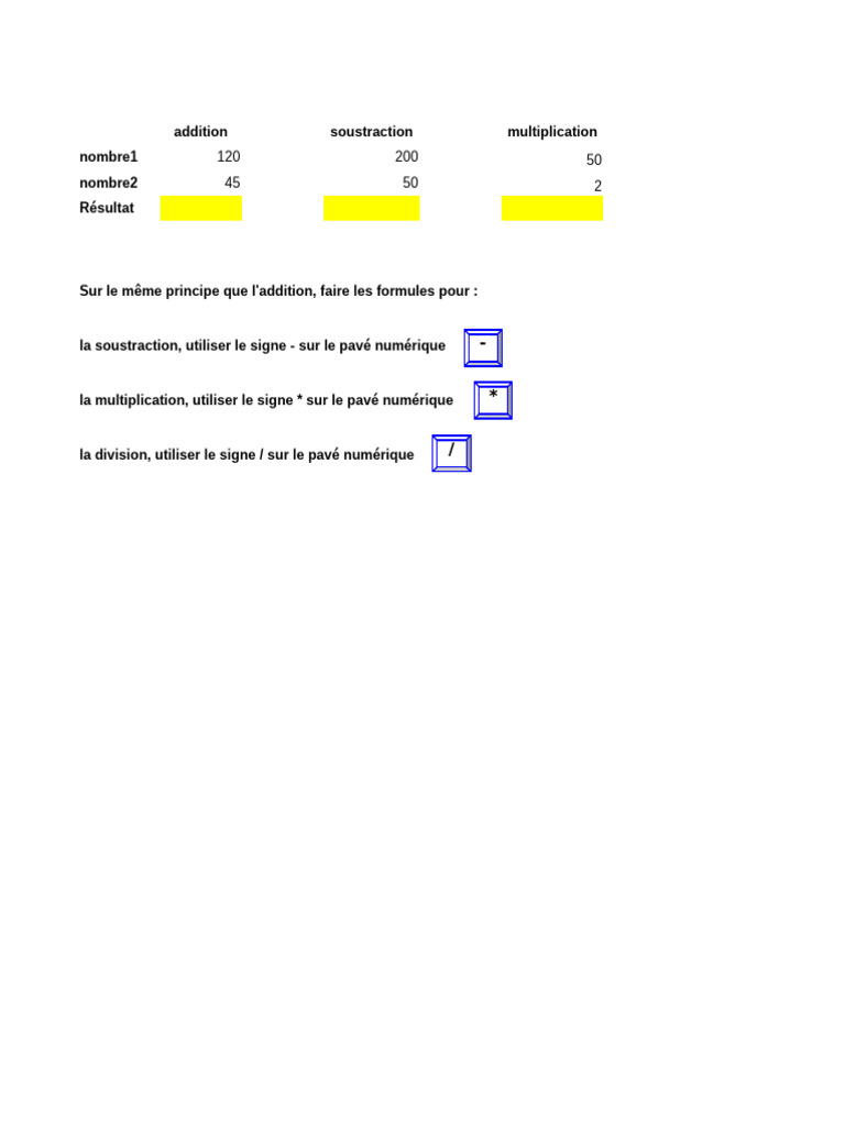 Examen de maths EB1 : Calculs pratiques | PDF | Arithmétique ...