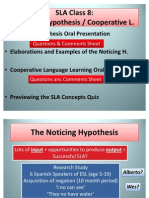 Noticing Hypothesis Lecture