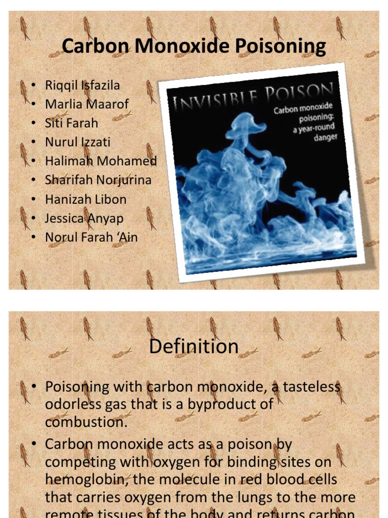 Carbon Monoxide Poisoning | PDF
