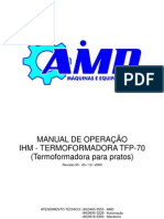 Manual de operação Termoformadora TFP