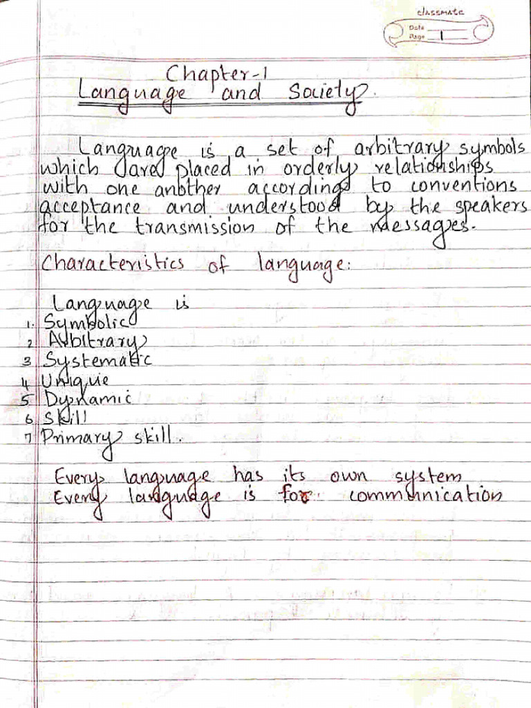 Full Note 1ST Sem Language Across The Curriculum Lac Bed | PDF