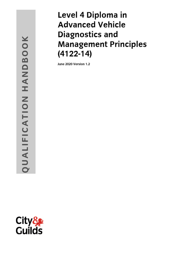 4122-14 l4 Advanced Vehicle Diagnostics Qualification Handbook v1-pdf ...