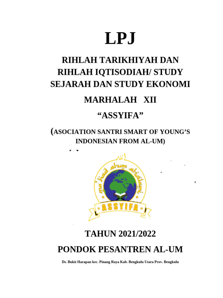 Rihlah Tarikhiyah Santri Al-Um 2022 | PDF