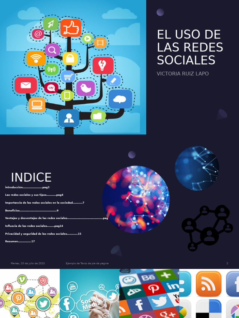 Uso de Las Redes Sociales | PDF | Servicio de redes sociales ...