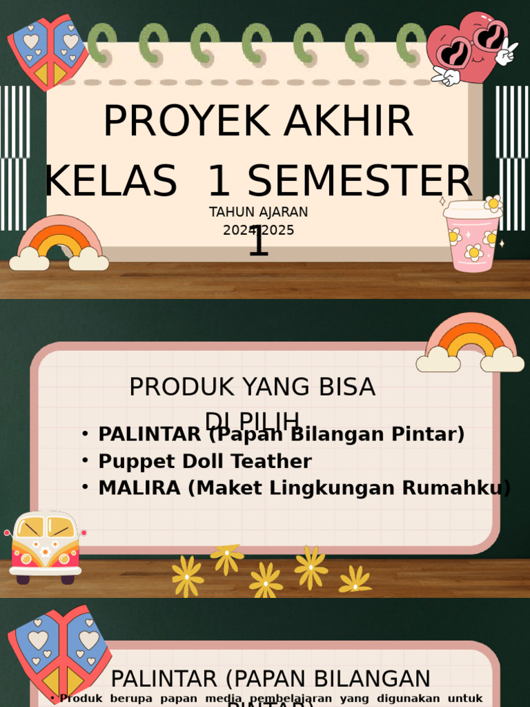 Proyek Akhir Kelas 1 Semester 1 | PDF