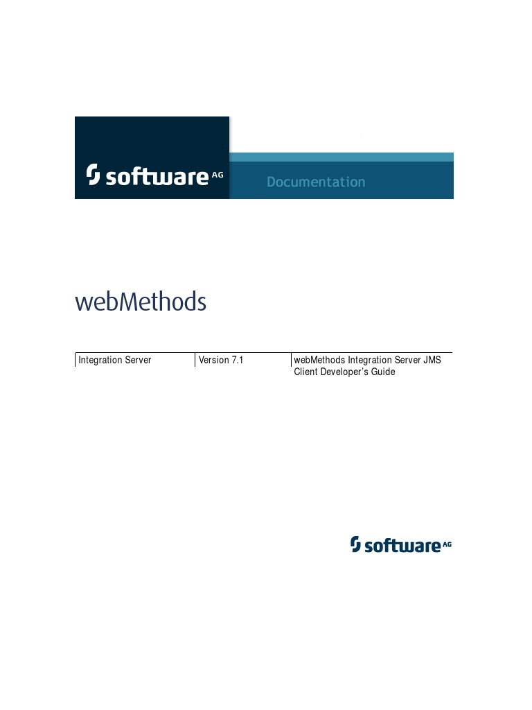 Web Methods Integration Server JMS Client Developer's Guide 7.1 | PDF ...