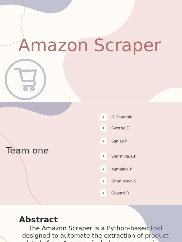Python Amazon Scraper Tool Overview | PDF | Json | Microsoft Excel