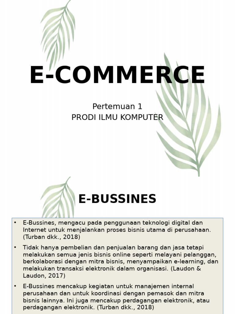 E-Commerce | PDF
