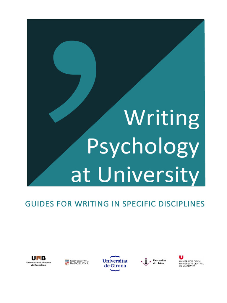 Writing Psychology at University Guide | PDF | Psychology | Methodology