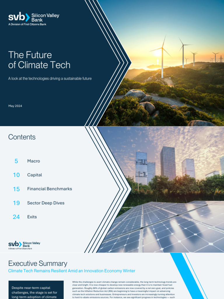 2024 State of Climate Tech Report | PDF | Climate Change Mitigation ...