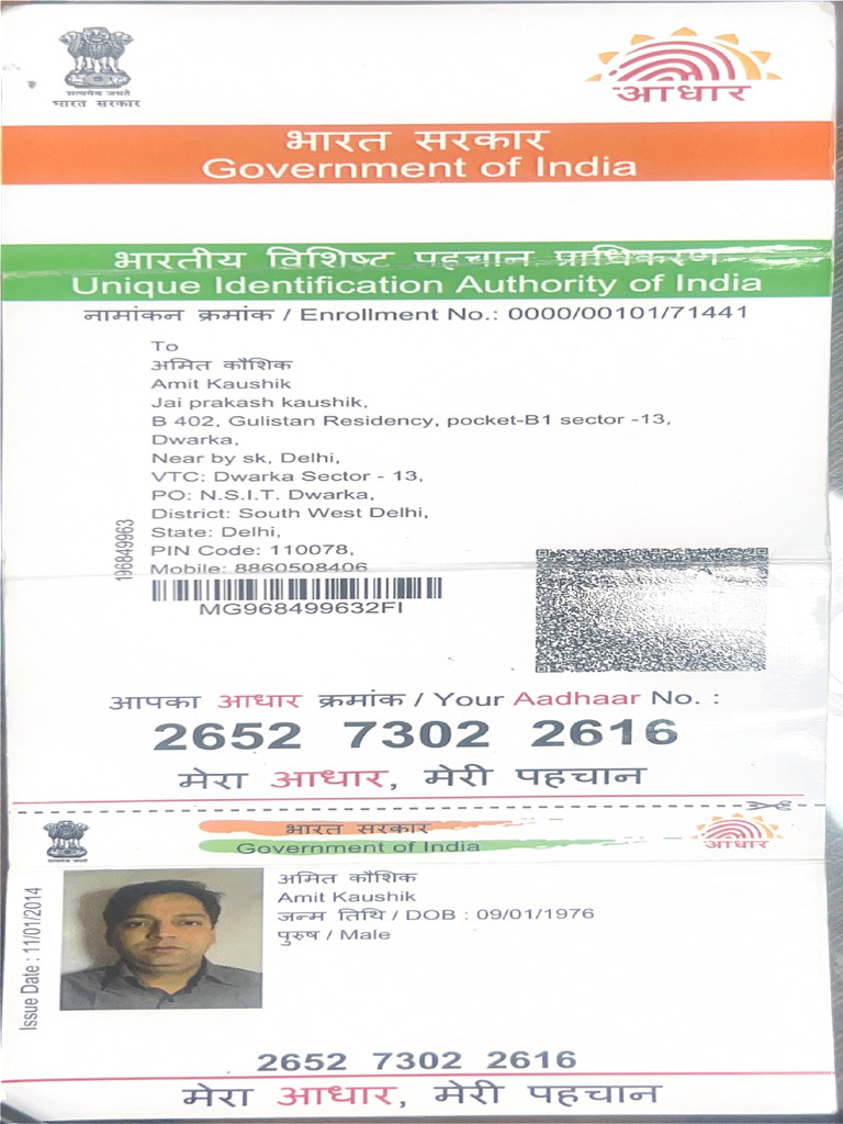 Aadhaar Amit | PDF