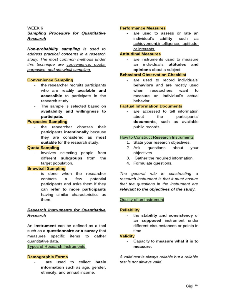 pr | PDF | Sampling (Statistics) | Survey Methodology
