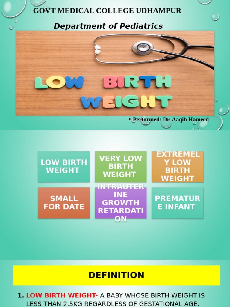 Care of LBW | PDF | Preterm Birth | Low Birth Weight