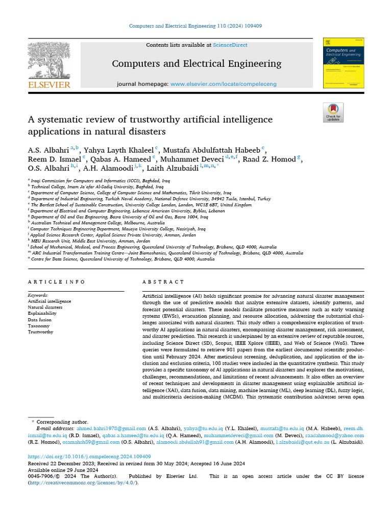 Trustworthy AI in Disaster Management | PDF | Artificial Intelligence ...