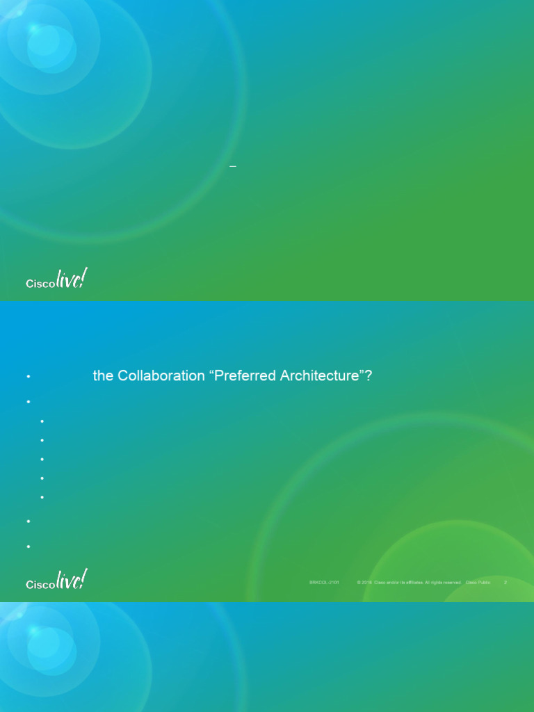 Cisco Collaboration Architecture Guide | PDF | Session Initiation ...