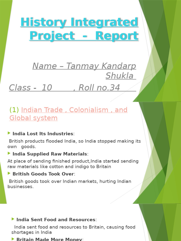 Impact of Colonialism on India's Economy | PDF