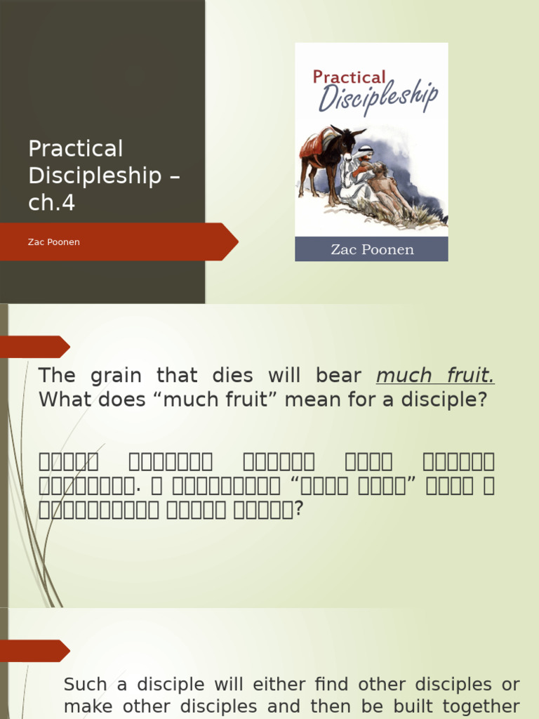 Practical Discipleship - Ch4 | PDF