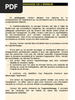11- Pédagogie de l'erreur