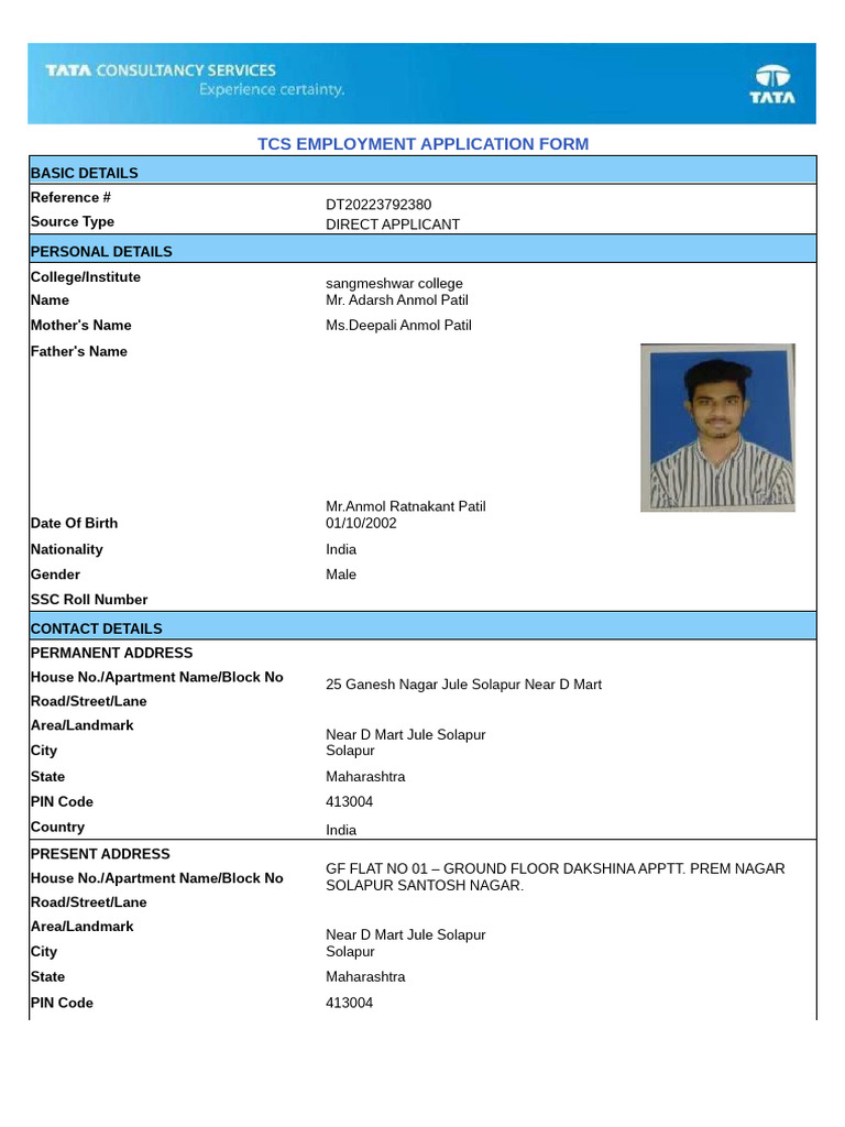 New Application Form | PDF | Justice | Crime & Violence