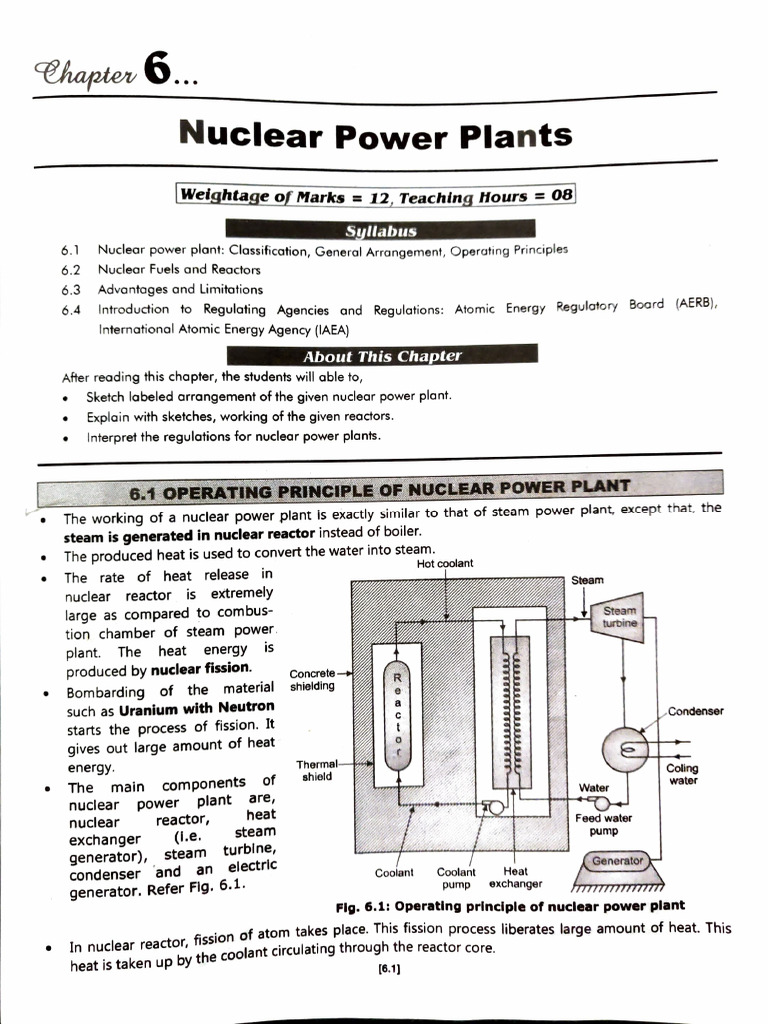 Nuclear Power Plants 1 | PDF | Nuclear Fission | Nuclear Power Plant