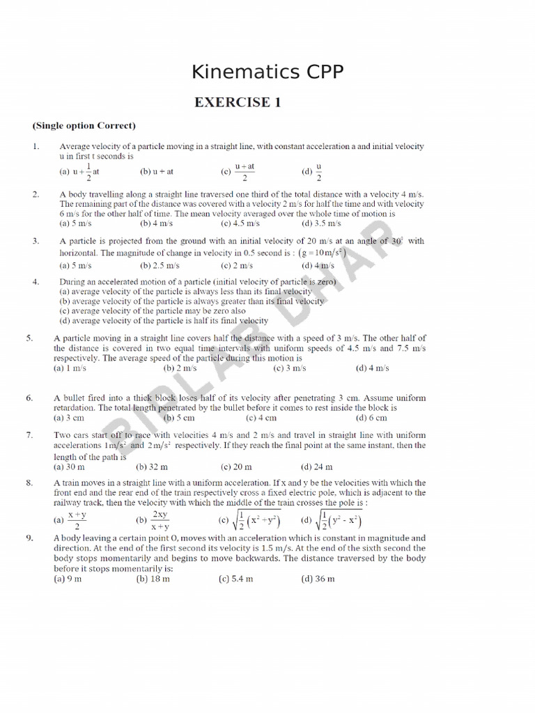 Kin Rev CPP V1 | PDF