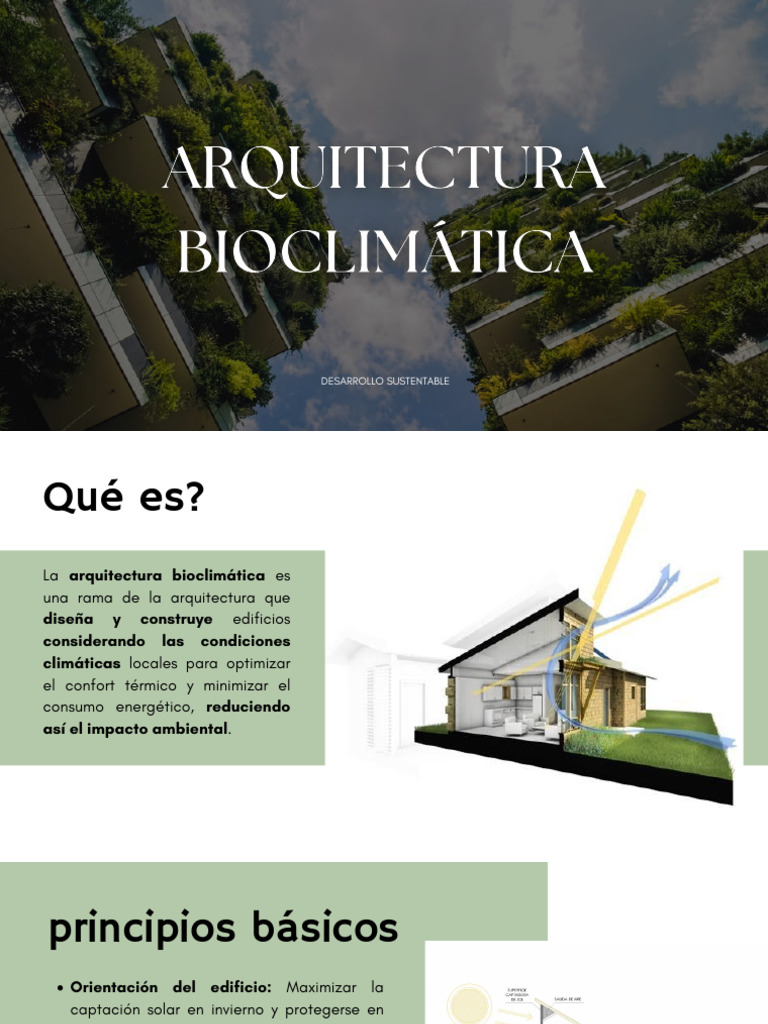 arquitectura bioclimatica | PDF
